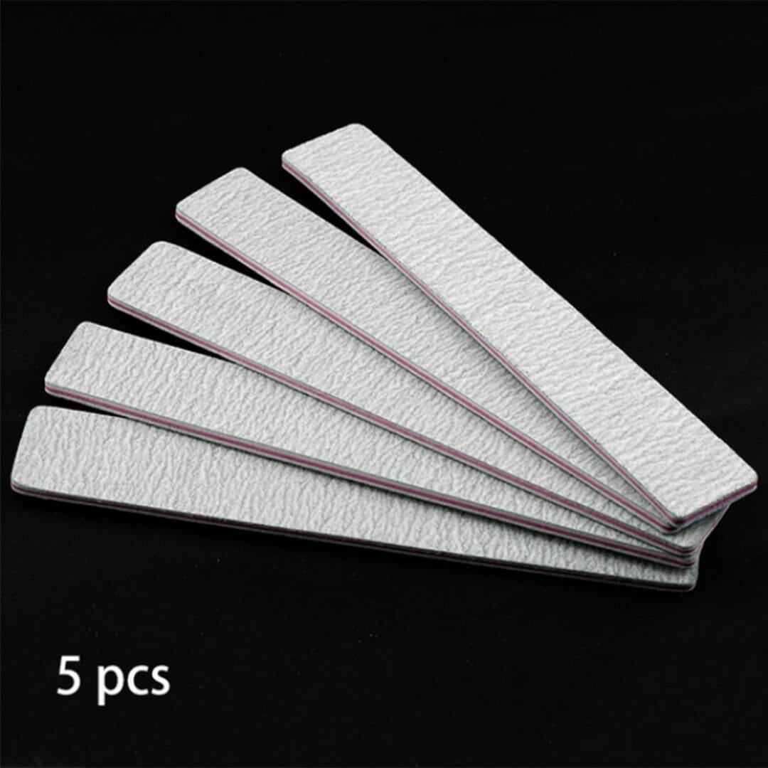 Dw4trading professionele nagelvijlen vierkant - 100/180 grit - zebra - 5 stuks Dw4trading professionele nagelvijlen vierkant - 100/180 grit - zebra - 5 stuks