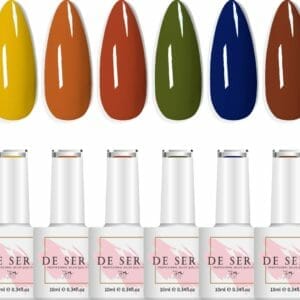 De Sera Gellak 6-delige Set - Gel Nagellak - Herfstkleuren - Herfst - 10ML - Born In Autumn