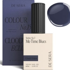 De Sera Gellak - Antraciet/Paarse Gel Nagellak - Paars - 10ML - Colour No. 15 Cloudy Eclipse