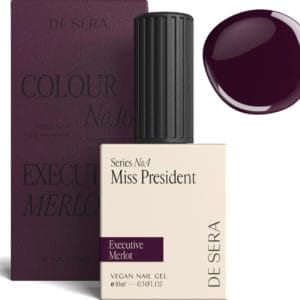 De Sera Gellak - Bordeaux Rode Nagellak - Rood - 10ML - Colour No. 16 Executive Merlot