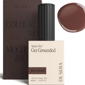 De Sera Gellak - Bruine Gel Nagellak - Bruin - 10ML - Colour No. 5 Mocha Brown