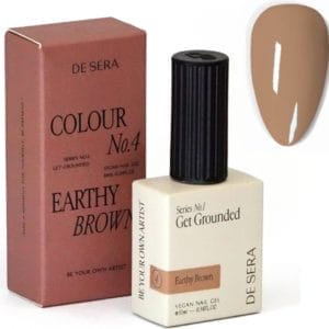 De Sera Gellak - Caramel Bruine Gel Nagellak - Bruin - 10ML - 4 Earthy Brown