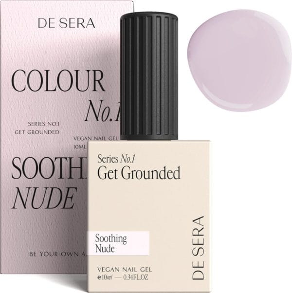 De sera gellak - crème kleurige gel nagellak - licht roze - 10ml - colour no. 1 soothing nude