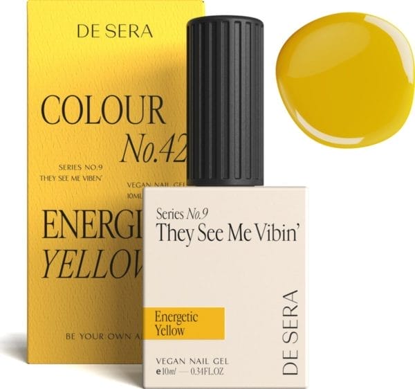 De sera gellak - gele gel nagellak - geel - 10ml - colour no. 42 energetic yellow