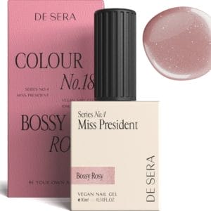 De Sera Gellak - Glitter Roze Gel Nagellak - 10ML - Colour No. 18 Bossy Rosy