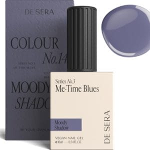 De Sera Gellak - Grijs/Paarse Gel Nagellak - Lavendel - 10ML - Colour No. 14 Moody Shadow