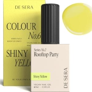 De Sera Gellak - Pastel Gele Gel Nagellak - Geel - 10ML - Colour No. 6 Shiny Yellow