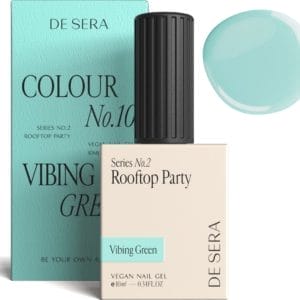 De Sera Gellak - Pastel Groene Gel Nagellak - Groen - 10ML - Colour No. 10 Vibing Green