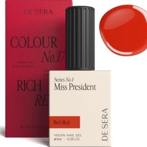 De Sera Gellak - Rode Gel Nagellak - Rood - 10ML - Colour No. 17 Rich Red