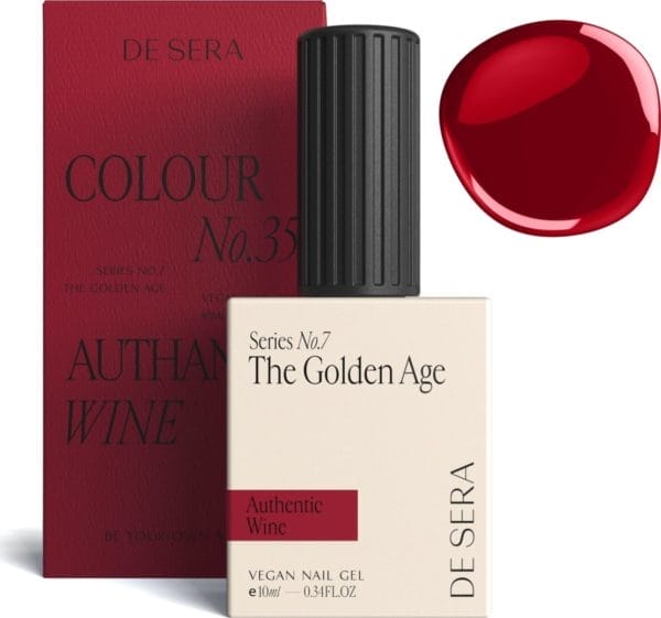 De sera gellak - rode gel nagellak - rood - 10ml - colour no. 35 authentic wine