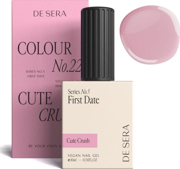De sera gellak - roze gel nagellak - 10ml - colour no. 22 cute crush