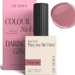 De Sera Gellak - Roze Gel Nagellak - 10ML - Colour No. 43 Daring Ginger