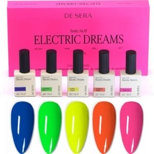 De Sera Gellak Set - Series No. 10 - Electric Dreams - Gel Nagellak Kleuren Set - Neon - 10ML