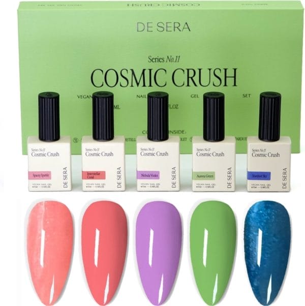 De sera gellak set - series no. 11 - cosmic crush - gel nagellak kleuren set - 10ml
