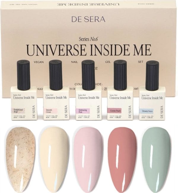 De sera gellak set - series no. 6 - universe inside me - gel nagellak kleuren set - 10ml