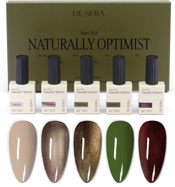 De sera gellak set - series no. 8 - naturally optimist - gel nagellak kleuren set - 10ml
