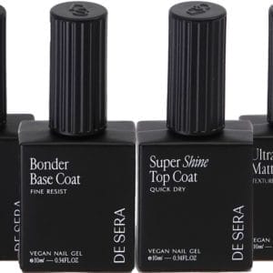De Sera Primer, Base Coat, Top Coat & Matte Top Coat voor Gellak Nagels - Gel Nagellak - 10ML