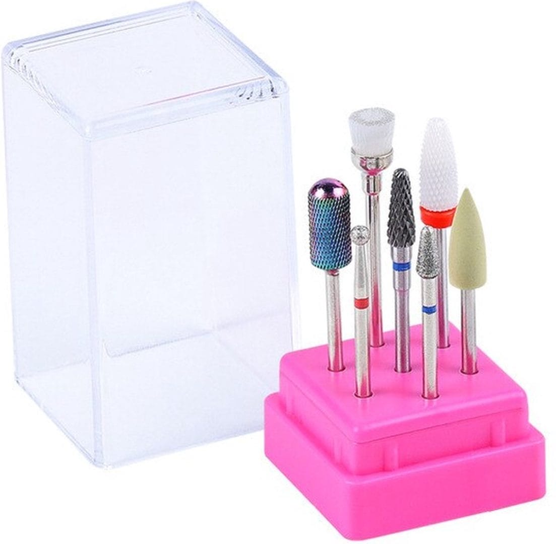 Dermarolling nagelfrees bitjes 7-delige set compleet #03 Dermarolling nagelfrees bitjes 7-delige set compleet #03