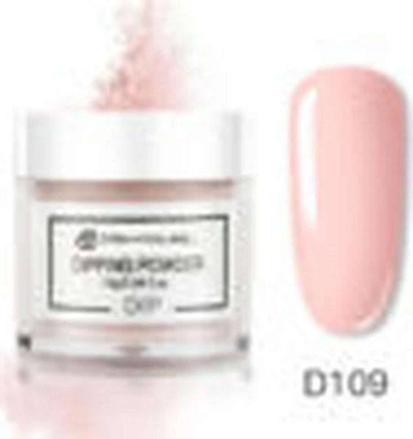 Dermarolling Nail Dipping Powder 10g. D109 #Light Pink