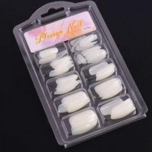 Design Nail Nageltips Set - Wit - 100 Stuks