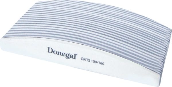 Donegal professionele nagelvijl grit 100/180 - set a 24 stuks boot - 2077