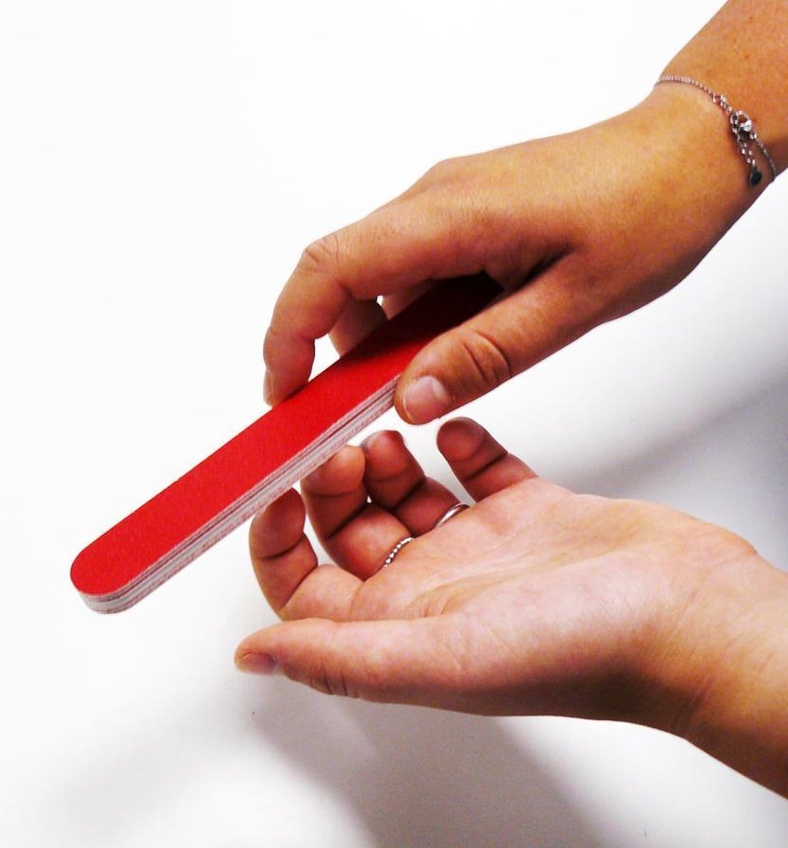 6-laagse nagelvijl - rood - 6-way nail file and buffer block - shape en shine Doodadeals® | 6-way nail file and buffer block | shape en shine | 6-laagse nagelvijl | rood