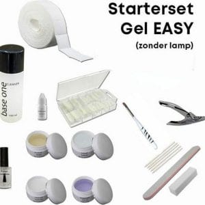 Easy Nails Gelnagels Starterspakket - Perfecte Nepnagels - Set voor Gelnagels - 4 kleuren Gel - geschikt voor alle nageltypes