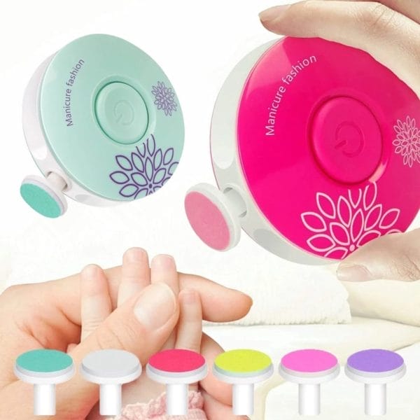 Electrische nageltrimmer - baby nageltrimmer - volwassenen nageltrimmer - 6 slijpkoppen - verzorgingsset - nagelverzorging