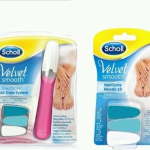 Elektrisch nagelvijl + Nagelvijl Navullingen - Scholl - Scholl Velvet Smooth - Nagelverzorging - Nagelbehandeling.