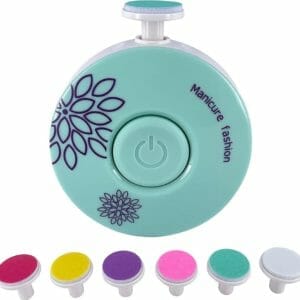 Elektrische Baby Nagelknipper - Nagelschaartje - Nagelvijl - Nageltrimmer - Nagelsetje - Veilig En Zacht - Voor Baby En Volwassenen - Ultra Stil (slapend knippen) - Draadloos - Portable - Blauw