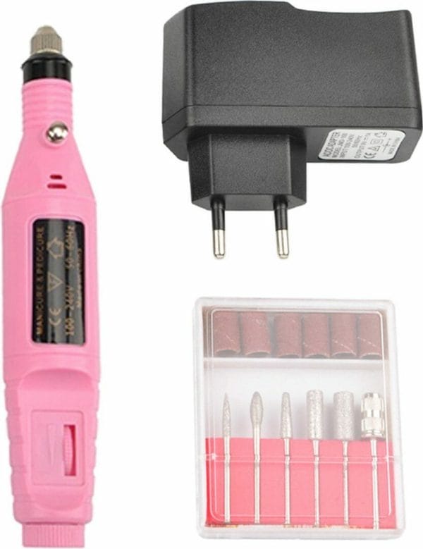 Elektrische Nagelvijl - Light Pink - Manicure - Pedicure - Nagels - Handen - Voeten - Vijl - Nagelvijl