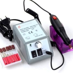 Elektrische nagelvijl Manicure pedicure Tool Machine 6 bits, Professionele Nagelfrees Machine Set