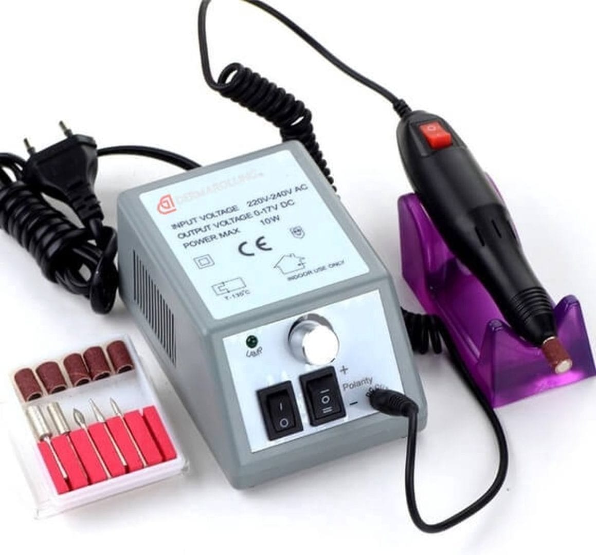 Elektrische nagelvijl manicure pedicure tool machine 6 bits, professionele nagelfrees machine set Elektrische nagelvijl manicure pedicure tool machine 6 bits, professionele nagelfrees machine set
