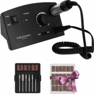 Elektrische nagelvijl - Méanail - Manicure/pedicure set - Zwart