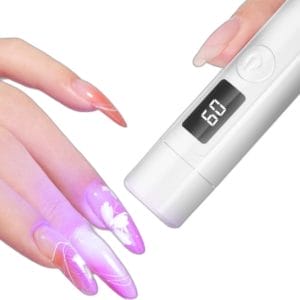 Elysee Beauty - Oplaadbare draadloze nagellamp - wit - 3W nageldroger voor gellak nagels - UV/LED white nail lamp with display screen