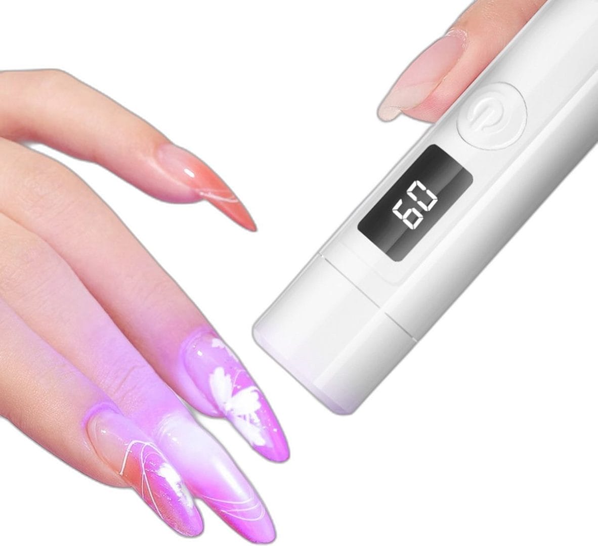 Elysee beauty - oplaadbare draadloze nagellamp - wit - 3w nageldroger voor gellak nagels - uv/led white nail lamp with display screen Elysee beauty - oplaadbare draadloze nagellamp - wit - 3w nageldroger voor gellak nagels - uv/led white nail lamp with display screen