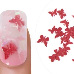 Emmi-Nail Butterflies Red