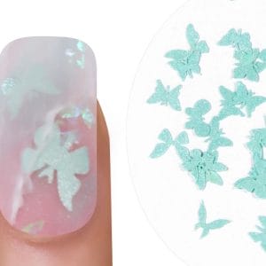 Emmi-Nail Butterflies Turquoise 1