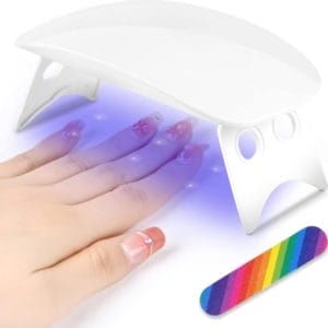 Equivera Nagellamp - UV Lamp voor Nagels - Gellak - Polygel - Krachtige UV Lamp - Nageldroger