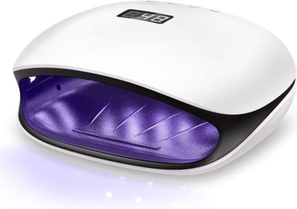 Equivera nagellamp - uv lamp voor nagels - gellak - polygel - krachtige uv lamp - nageldroger