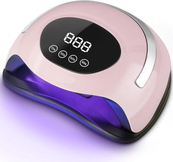 Equivera nagellamp - uv lamp voor nagels - gellak - polygel - krachtige uv lamp - nageldroger