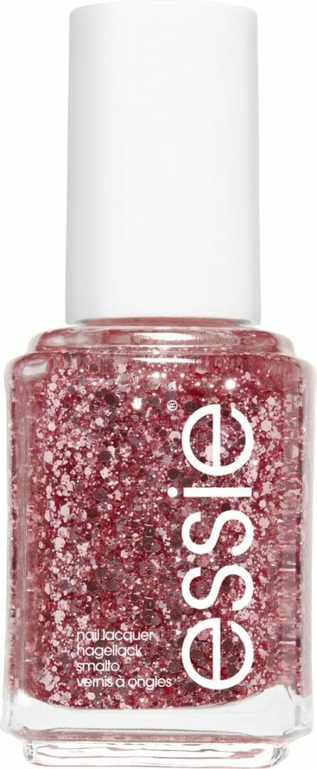 Essie original - 275 a cut above - roze - glitter topcoat - 13,5 ml