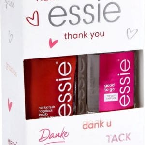 Essie Thank You Nagellak Geschenkset - Rood, Topcoat - 2 x 13,5 ml