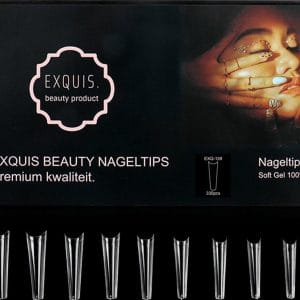 Exquis Soft Gel Kunstnagels - Lange Nageltips Transparant Soft gel tips - 11 maten - 330 stuks