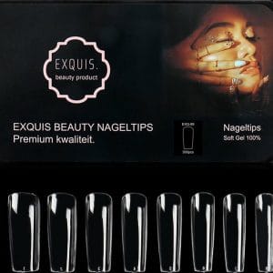 Exquis Soft Gel Kunstnagels - Nageltips Transparant Soft gel tips - 10 maten - 300 stuks