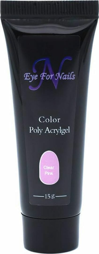 Eye For Nails - Acrylgel - Polygel - Kleur Clear Pink - Nail Art