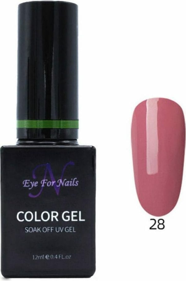 Eye For Nails Gellak Gel Nagellak Gel Polish Soak Off Gel - Kleur Old Pink 028 - 12ML