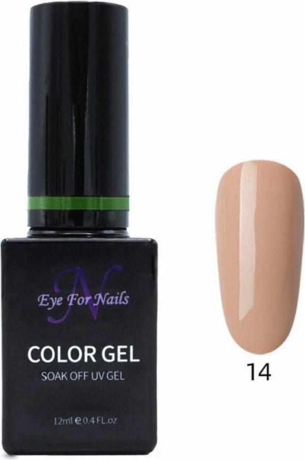 Eye For Nails Gellak Gel Nagellak Gel Polish Soak Off Gel - Kleur Sand Castle 014 - 12ML
