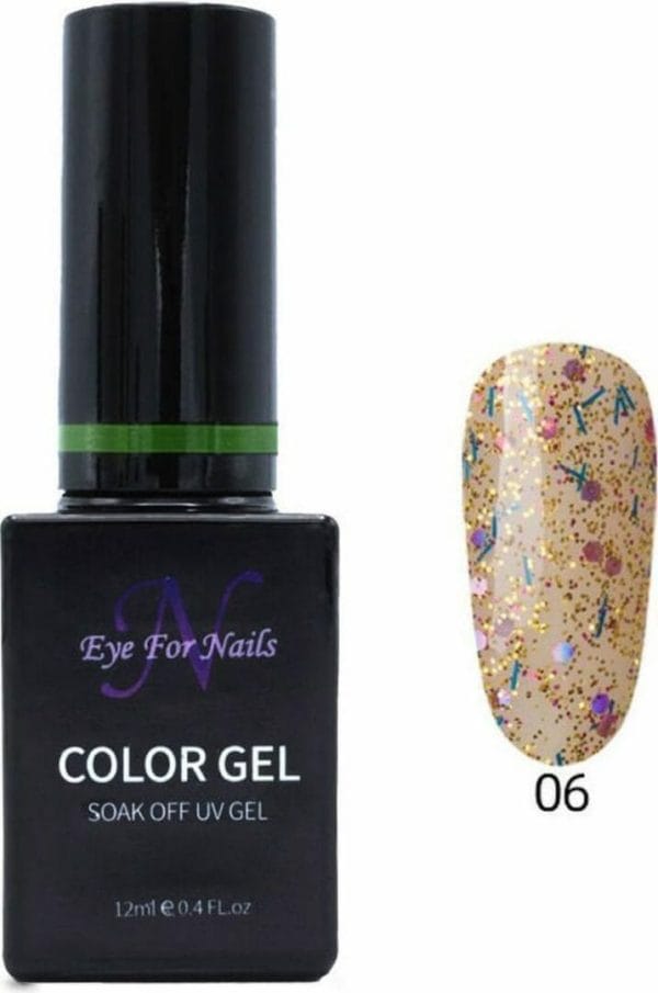 Eye For Nails Gellak Gel Nagellak Gel Polish Soak Off Gel - Kleur Tutti Fritties 006 - 12ML