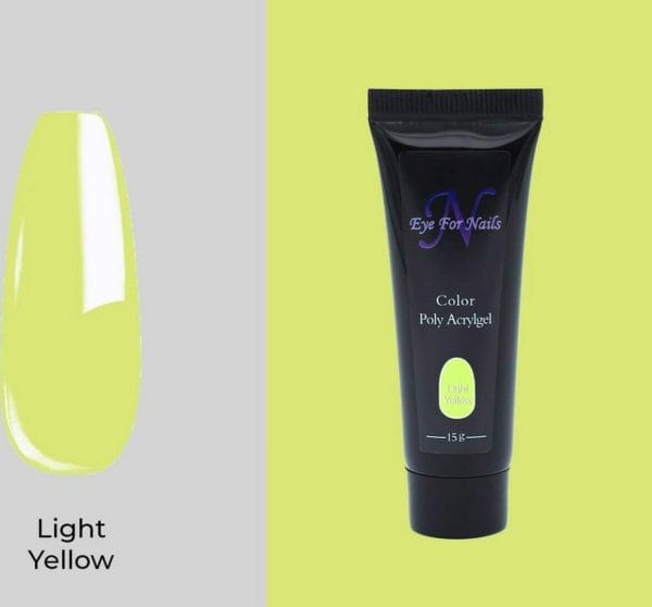 Eye For Nails - Polygel - Kleur Licht Geel/Light Yellow - Nail Art